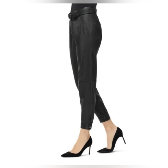 Brand Jonah High Rise Leather Pants Size 27 - Picture 2 of 11
